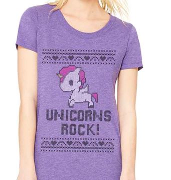 Picture of Unicorns Rock! - Womens